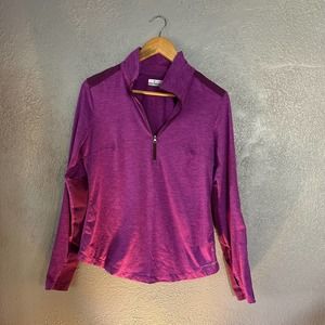 COLUMBIA women’s long sleeved shirt purple size s